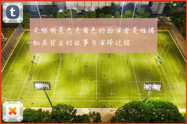 足球明星忠贞角色的扮演者是谁揭秘其背后的故事与演绎过程